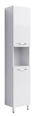 Изображение Напольный шкаф-пенал Aqwella Аллегро с бельевой корзиной 40х30