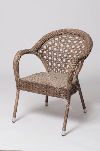 Стул Afina-FM 1017 коричневый, искусственный ротанг