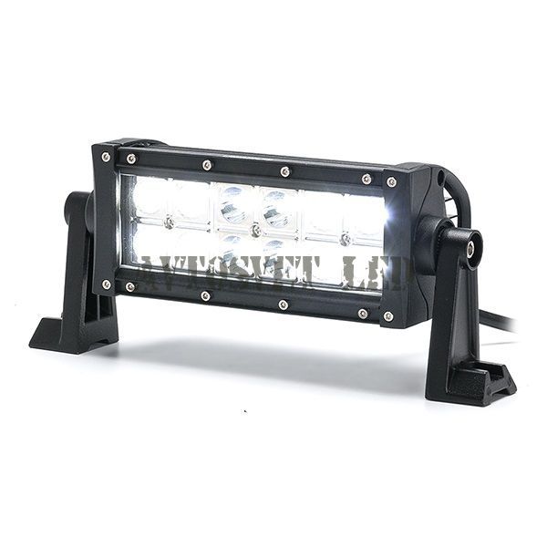 LED балка двухрядная желтая/белая ADKE-36 Вт Combo, комбинированный свет (длина 20 см, 8 дюймов)