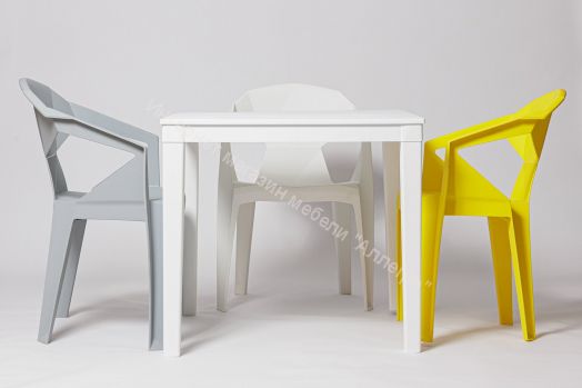 Стол Румба 800х800 мм пластик