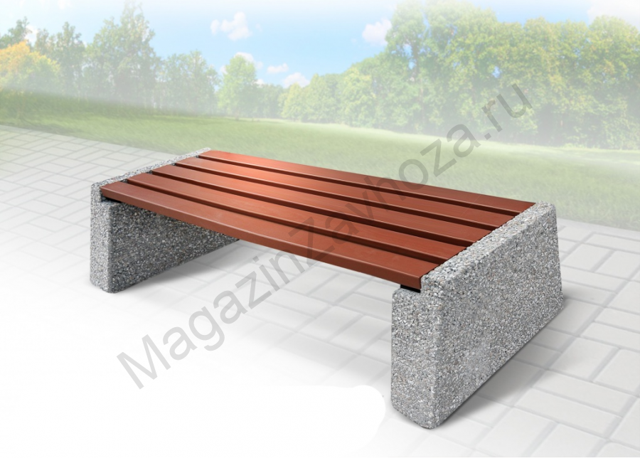 Уличная скамейка «Бульвар» (Бетон)
