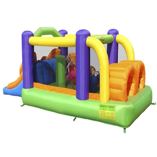 Детский надувной Игровой центр Полоса препятствий HAPPY HOP 9063