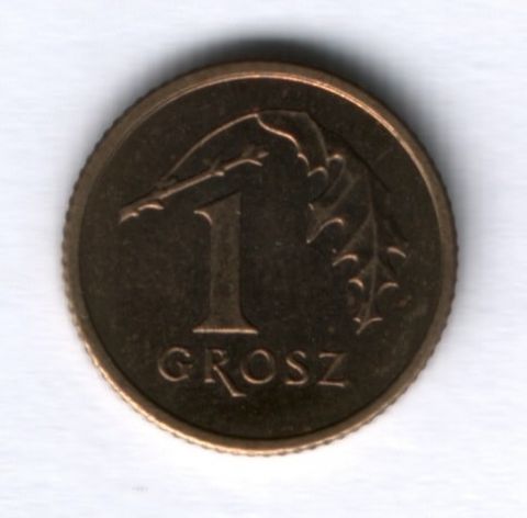 1 грош 2001 года Польша