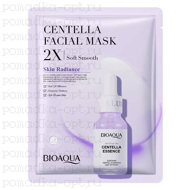 Тканевая маска с эссенцией центеллы азиатской Bioaqua Centella Facial Mask