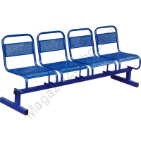 Секция стульев М112-01 с перфорацией 4-х местная