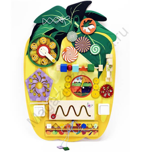 Бизиборд ЖЕЛТЫЙ ПЕРЕЦ