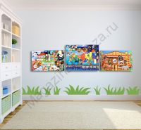 Комплект настенных бизибордов (дидактических панелей)МОЯ РОДИНА-РОССИЯ. Серия ПАТРИОТИЧЕСКОЕ ВОСПИТАНИЕ