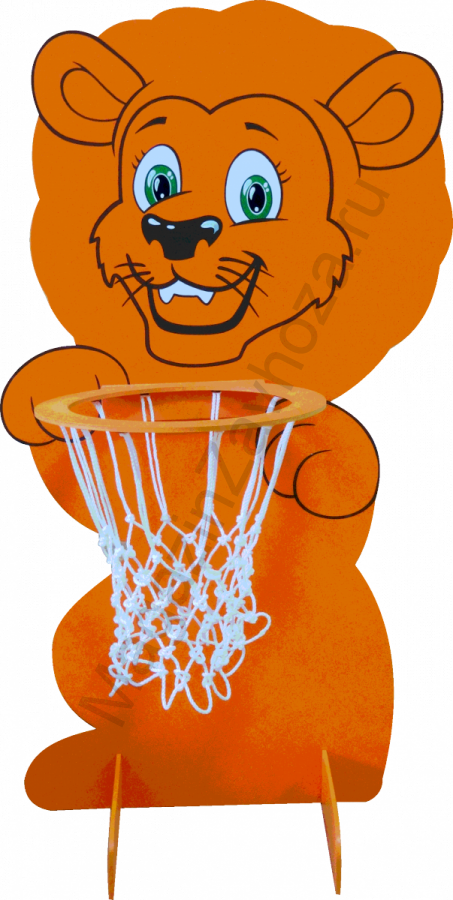 Детская стойка с корзиной "Львенок"