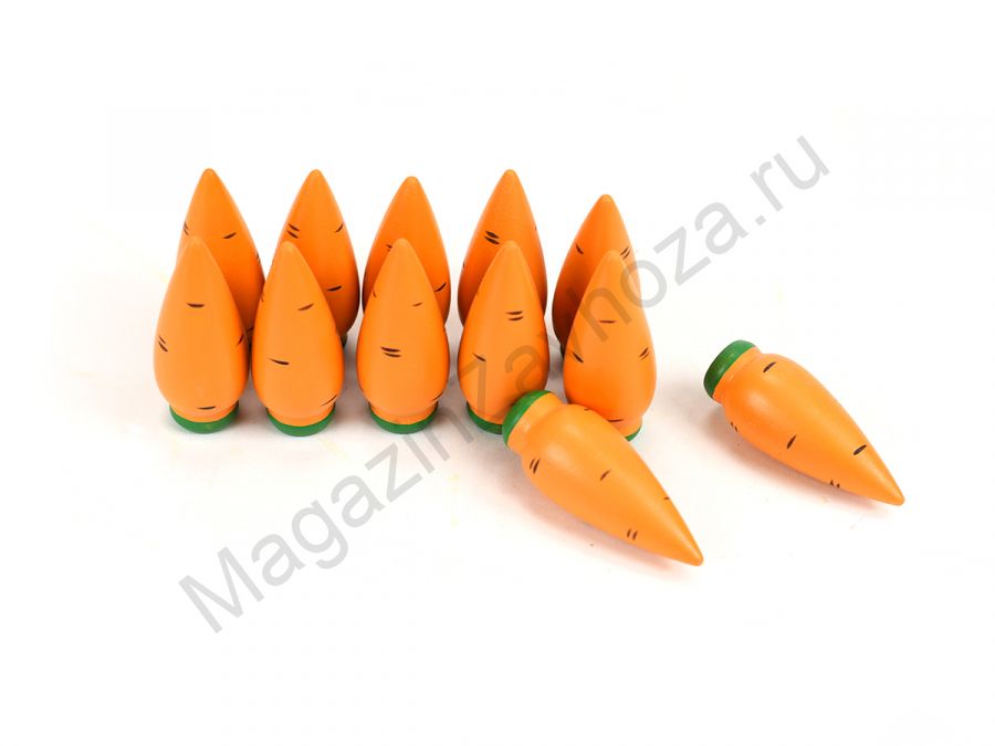 Счетный материал МОРКОВЬ 12 шт