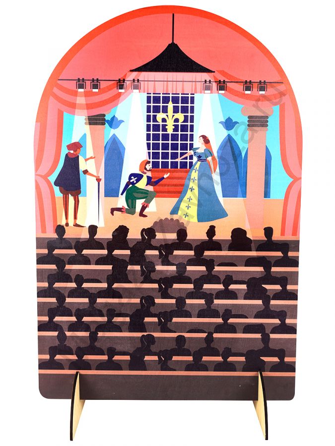 Ширма для сюжетно-ролевых игр двухсторонняя ТЕАТР