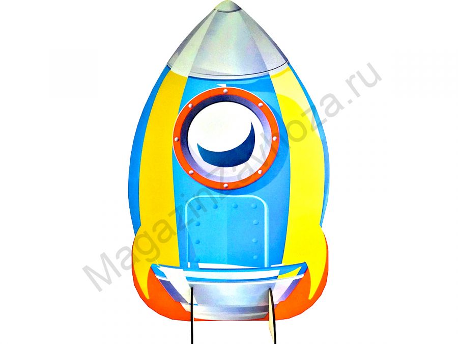 Ширма для сюжетно-ролевых игр РАКЕТА вид спереди