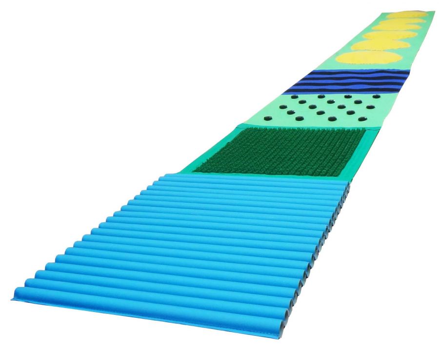 Массажная (ортопедическая) дорожка СЕНСОРНАЯ ТРОПА, 5 зон, 3,5 м
