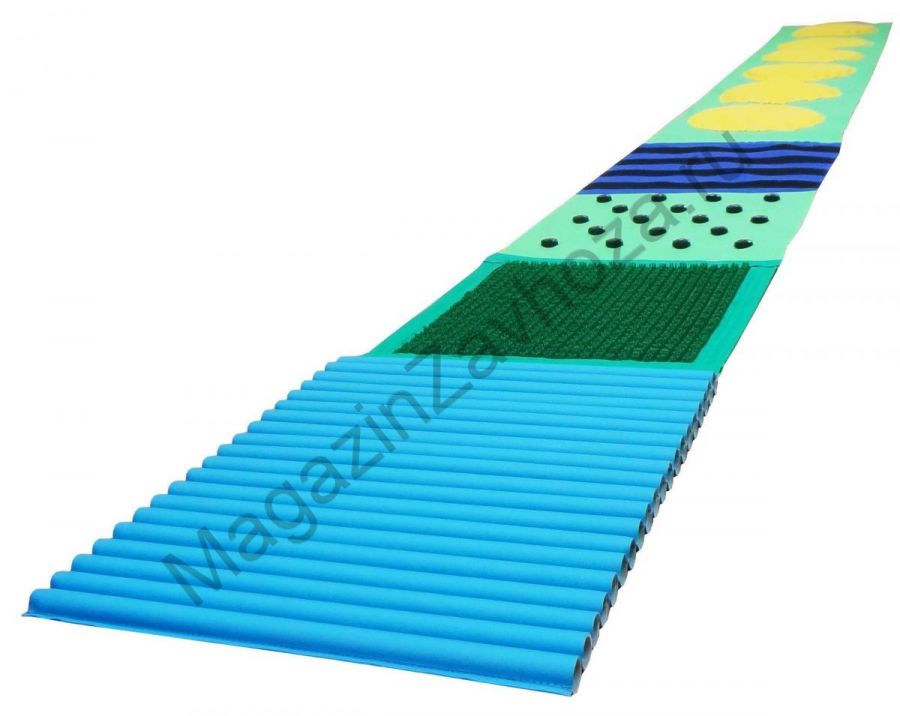 Массажная (ортопедическая) дорожка СЕНСОРНАЯ ТРОПА, 5 зон, 3,5 м