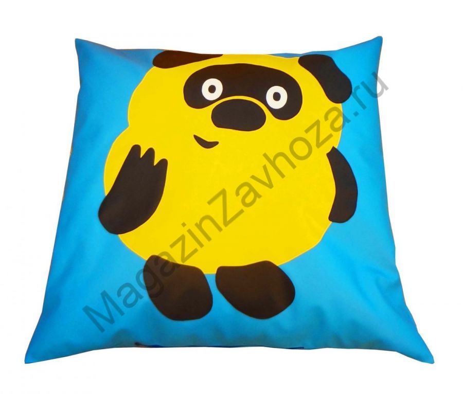 Подушка с мягкими гранулами, напольная Винни