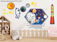 Набор декоративных элементов КОСМОС