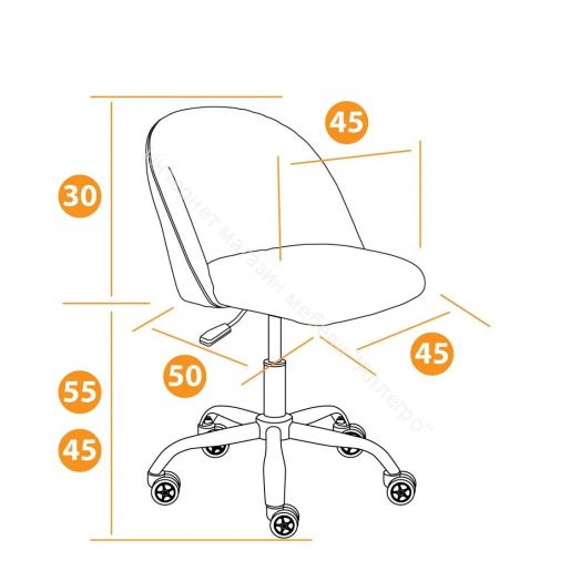 Кресло MELODY ткань/флок, олива, Botanica 03 pepper/23