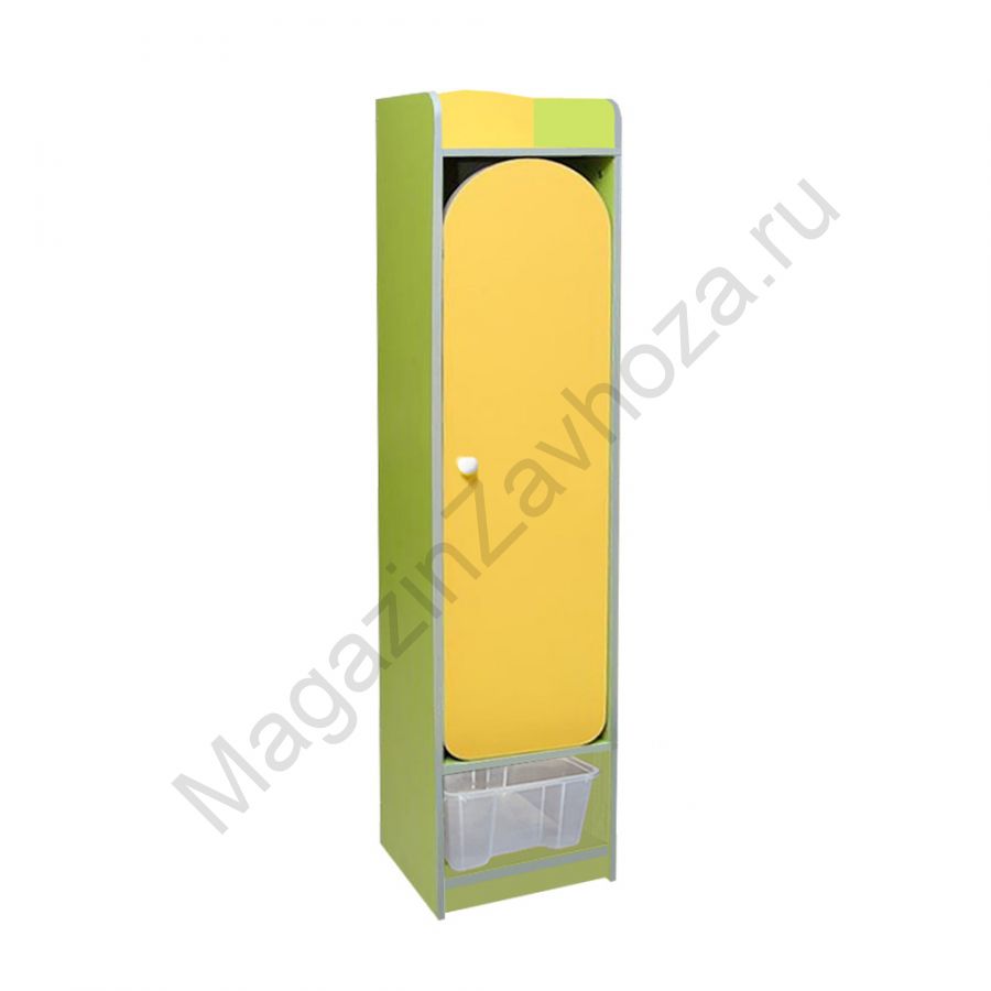 Шкаф Детский с контейнером Круг с Полкой - 1