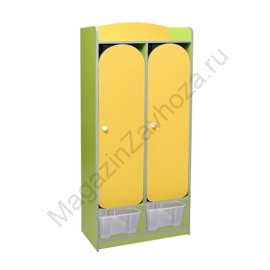 Шкаф Детский с контейнером Круг с Полкой - 2