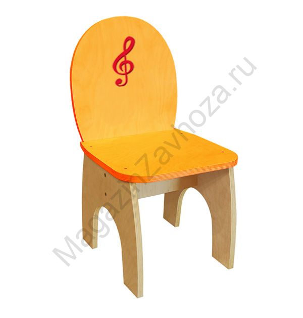 СТУЛ ДЕТСКИЙ СКР. КЛ. КРАСНЫЙ М-11 (ЛАК+КРАСКА)