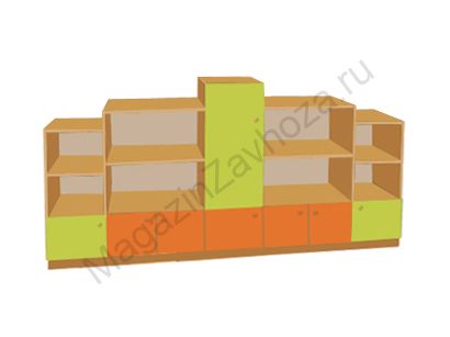 СТЕНКА ДЕТСКАЯ ПЯТИСЕКЦИОННАЯ 2