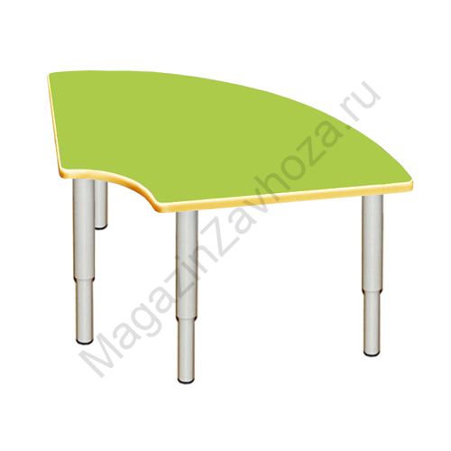 СТОЛ МДФ РЕГУЛИРУЕМЫЙ  ( 1/4 круга. 800 Х 800)