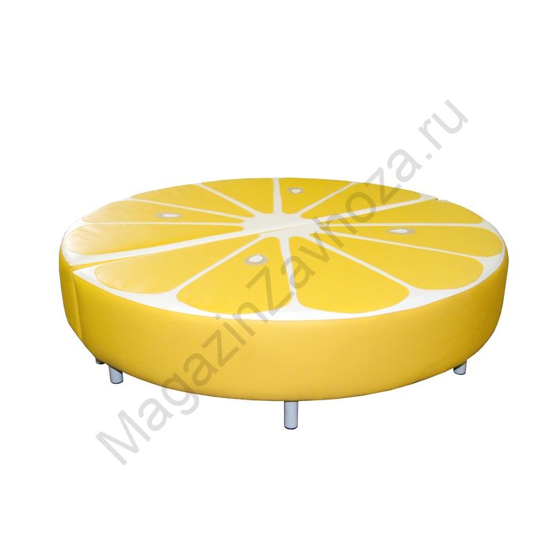 МЯГКАЯ БАНКЕТКА ДЕТСКАЯ АПЕЛЬСИН (ДВОЙНАЯ)