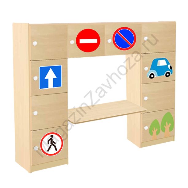 ИГРОВАЯ МЕБЕЛЬ ГАРАЖ 20/17 ПРИСТЕННЫЙ