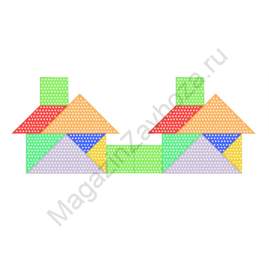 СТЕНОВАЯ ПАНЕЛЬ МОДЕЛЬ 7 ГЕОМЕТРИЯ ДОМИК 2