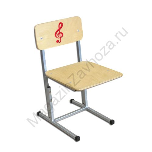 СТУЛ НА МЕТАЛЛОКАРКАСЕ РЕГУЛИР. 2 КВ ( СКР. КЛ. КРАСНЫЙ )