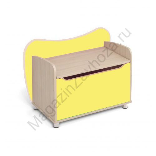 Сундук детский для игрушек желтый 20