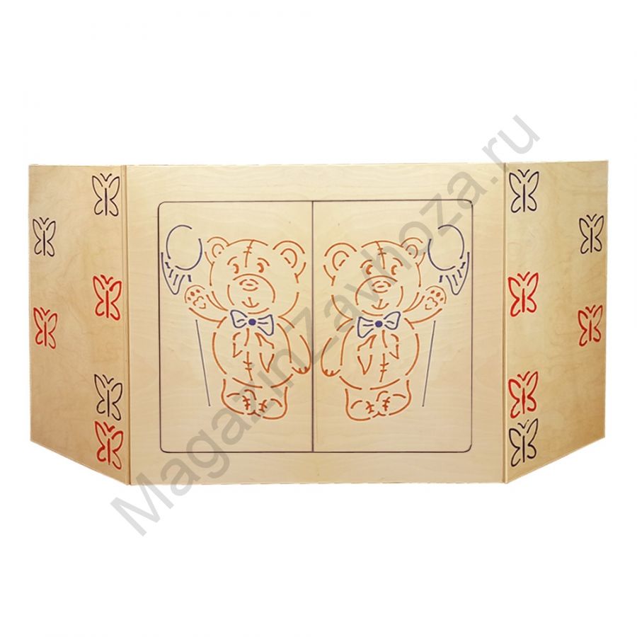 ИГРОВАЯ МЕБЕЛЬ ШИРМА ДЕТСКАЯ 1 (ФАНЕРА)