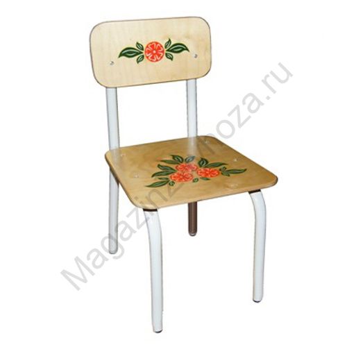 СТУЛ ДЕТСКИЙ НА МЕТАЛЛОКАРКАСЕ НЕРЕГУЛИРУЕМЫЙ 1(3)