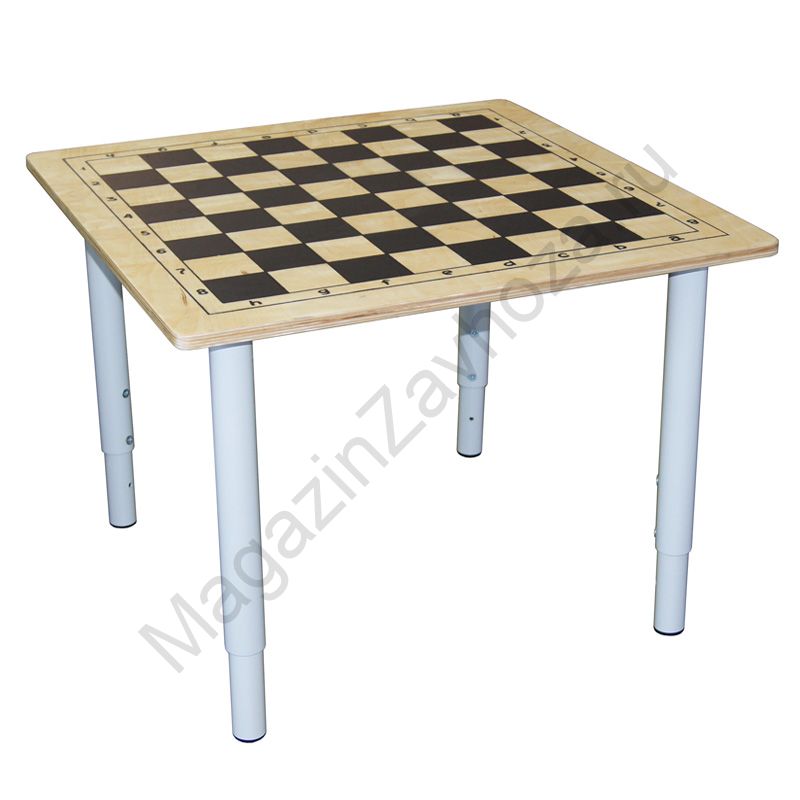 СТОЛ ДЕТСКИЙ ФАНЕРА РЕГУЛИРУЕМЫЙ ШАХМАТНЫЙ