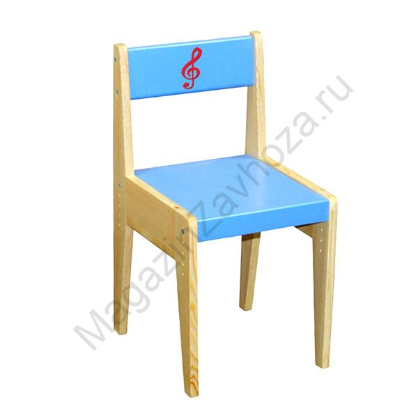 СТУЛ ИЗ МАССИВА РЕГУЛИРУЕМЫЙ ВЫРАСТАЙКА М-4 (СКР. КЛ. КРАСНЫЙ)