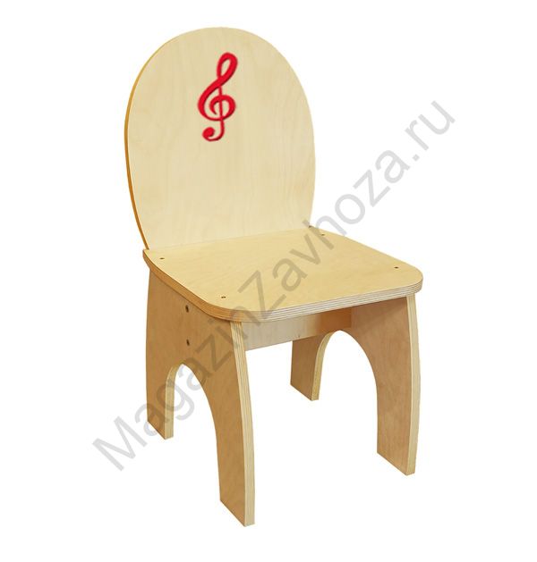 СТУЛ ДЕТСКИЙ СКР. КЛ. КРАСНЫЙ М-11 (ЛАК)