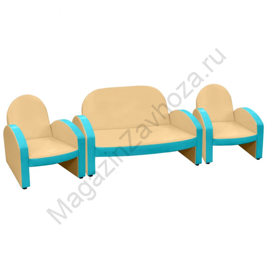 НАБОР "ЭКОНОМ" ДИВАН 154 БЕЖЕВЫЙ 4