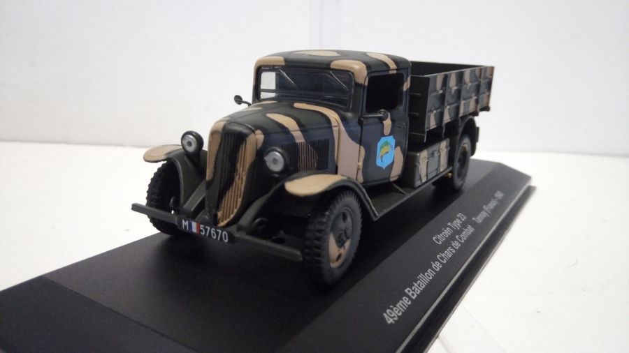 Французский военный грузовик Citroen Type 23 1940  (IXO-Eaglemoss) 1/43