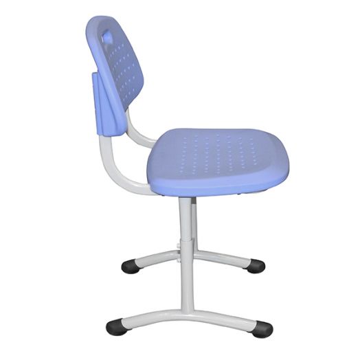 ИНС-3-2 Стул ученический регулируемый (Антивандальный Синий пластик)