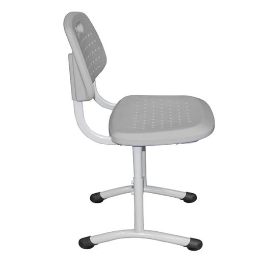 ИНС-3-1 Стул ученический регулируемый (Антивандальный Серый пластик)