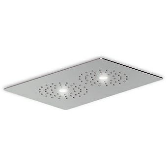 Тропический душ Zucchetti Isyfresh 37х24 см Z94147 с двойной LED подсветкой