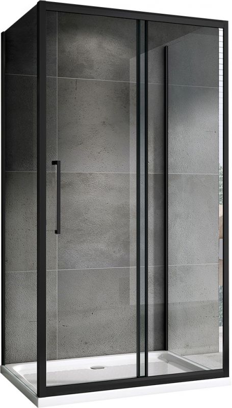 Душевой уголок ABBER Schwarzer Diamant AG30150BH-S90B-S90B 150x90