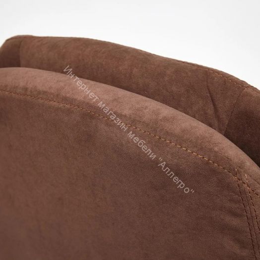 Кресло SOFTY LUX флок, коричневый, 6