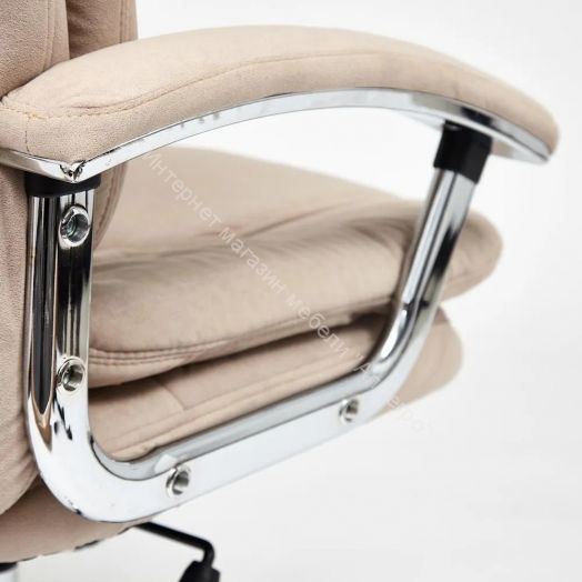 Кресло SOFTY LUX флок, бежевый, 7