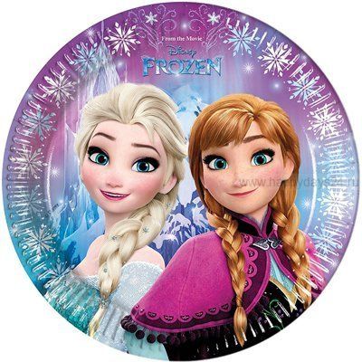 Тарелки большие Frozen Северное Сияние 23 см, 8 шт/ P