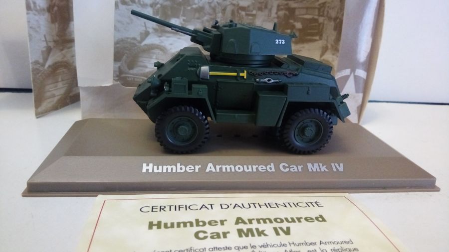 Британский броневик HUMBER Mk.IV  в масштабе 1/43 (Atlas-IXO)