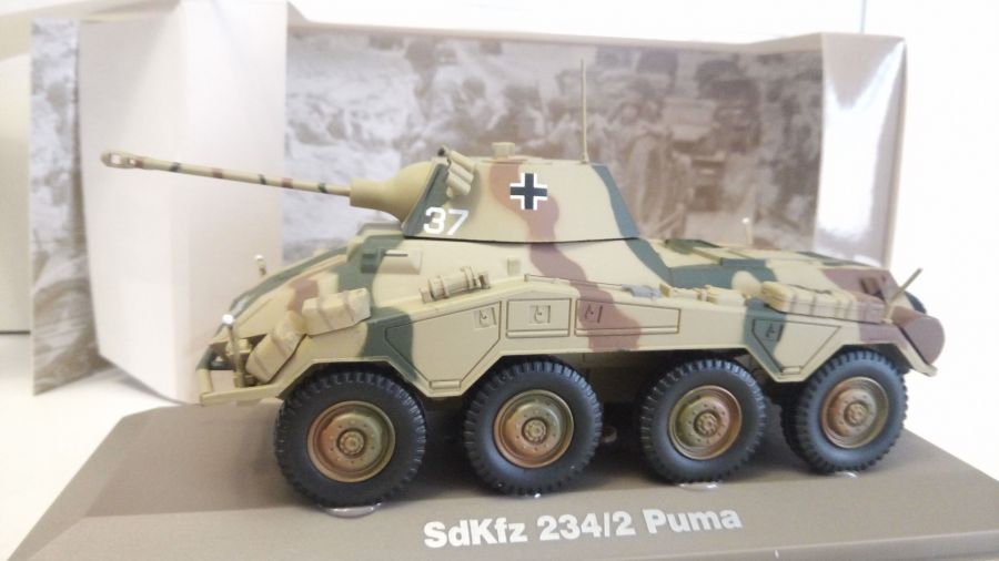 SdKfz 234/2 Puma   в масштабе 1/43 (Atlas-IXO)