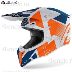 Шлем Airoh Wraap Raze, матовый оранжевый