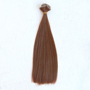 Трессы для создания причеcки куклам - средне-русый 25 СМ