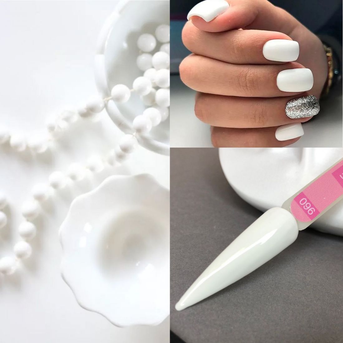 Гель-лак White stone №096