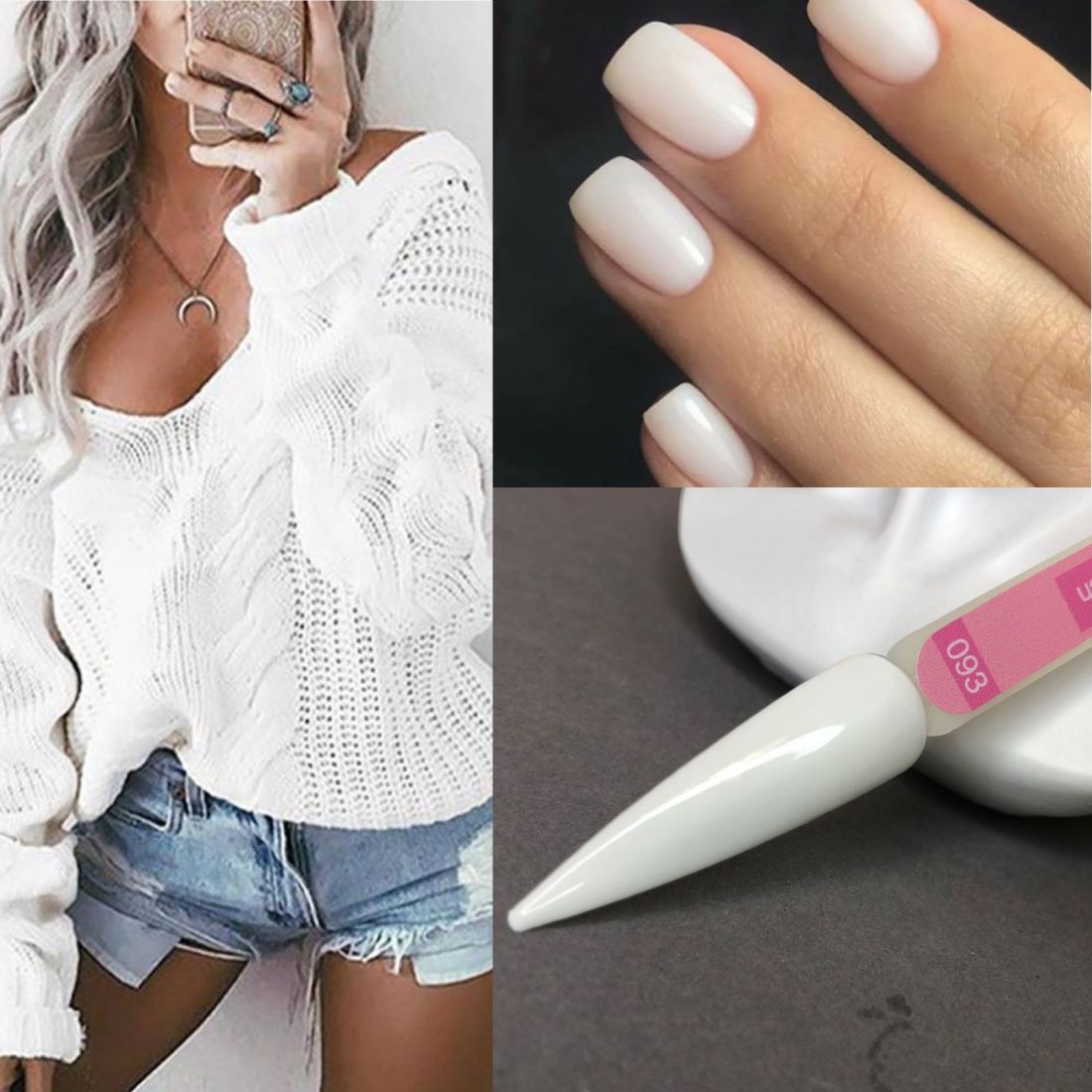 Гель-лак White stone №093